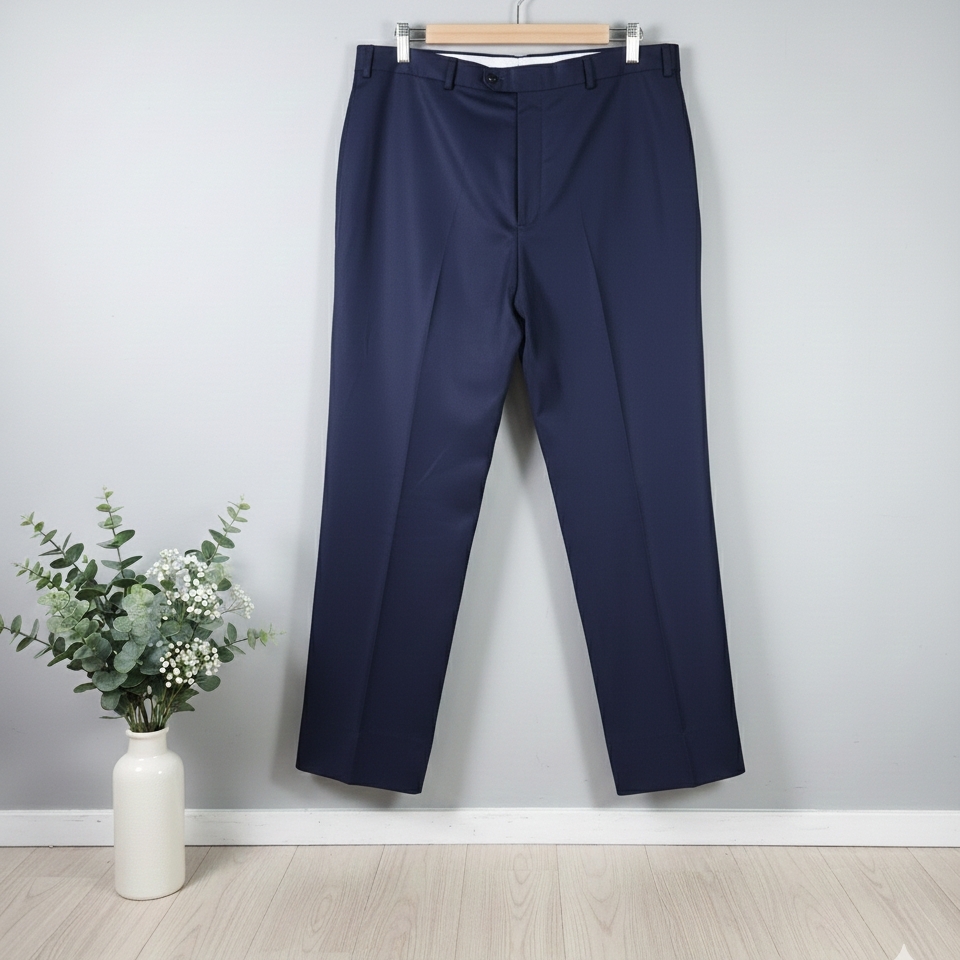 Brooks Brothers Drees Pants Wool Classic Navy Dress Pants